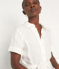 Picture of NIDA IVORY ECO-FRIENDLY LINEN LONG DRESS